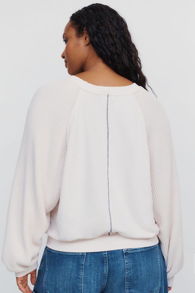 Pilcro Niki Long Sleeve Bubble Sweatshirt #6