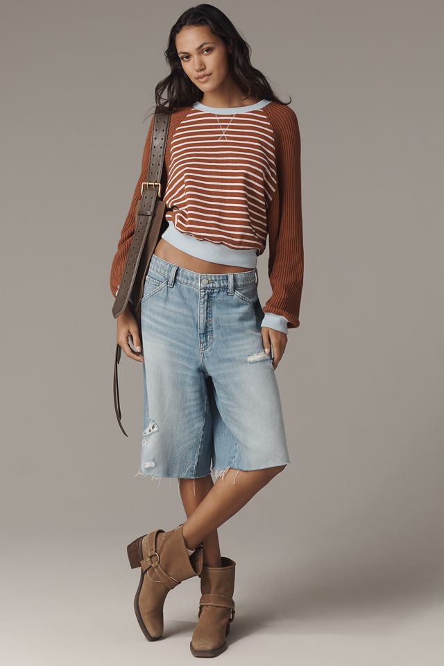 The Niki Knit-Sleeve Bubble Sweatshirt #2