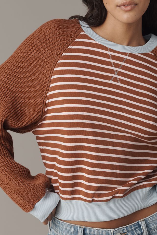 The Niki Knit-Sleeve Bubble Sweatshirt #3