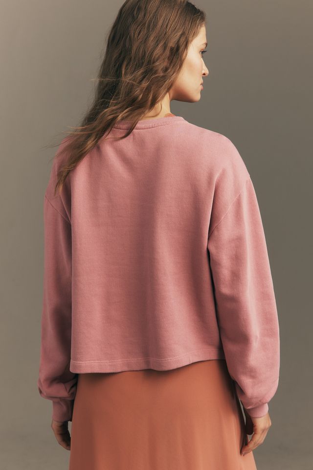 By Anthropologie Crew-Neck Embellished Sweatshirt #3