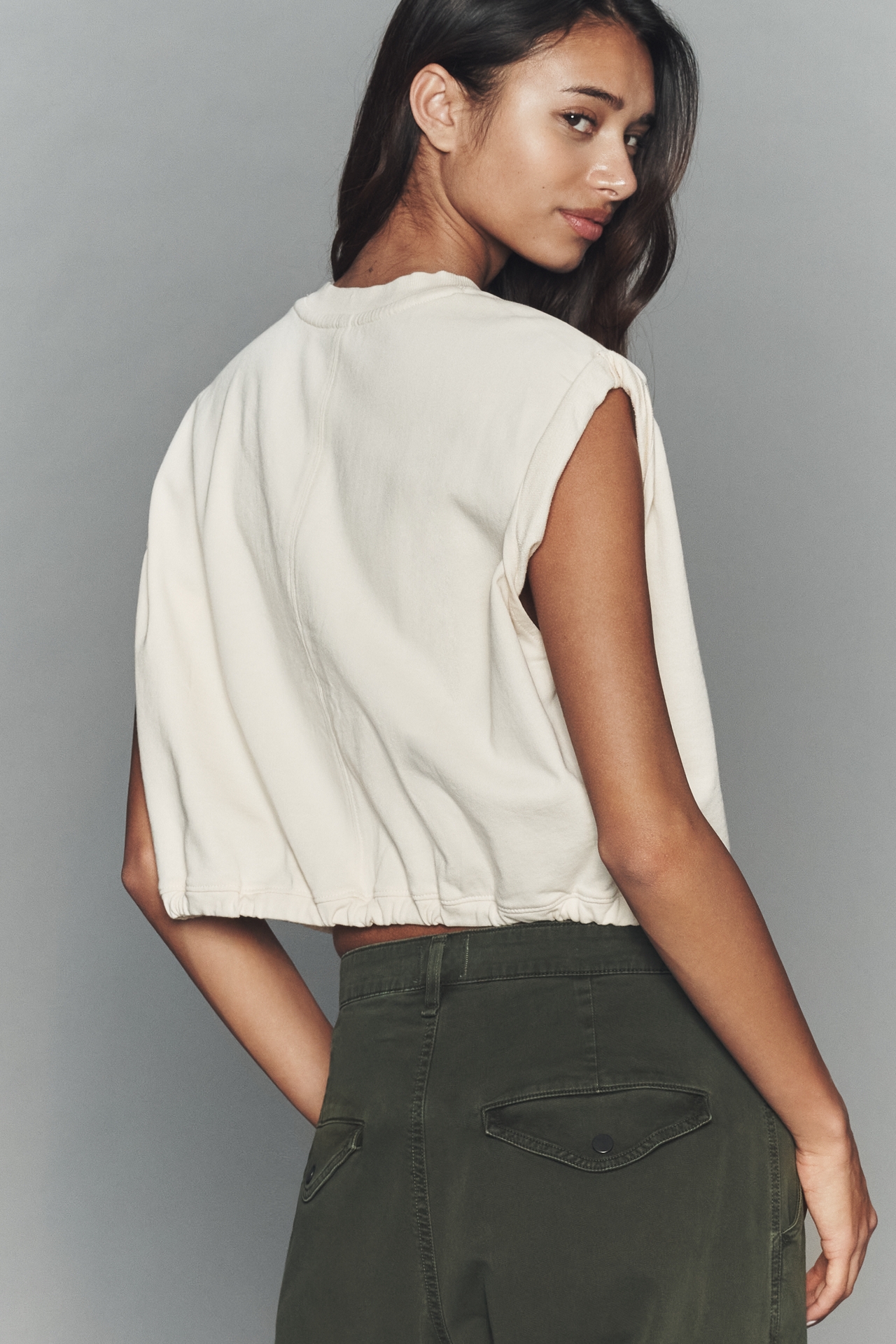 By Anthropologie Bubble-Hem Tee