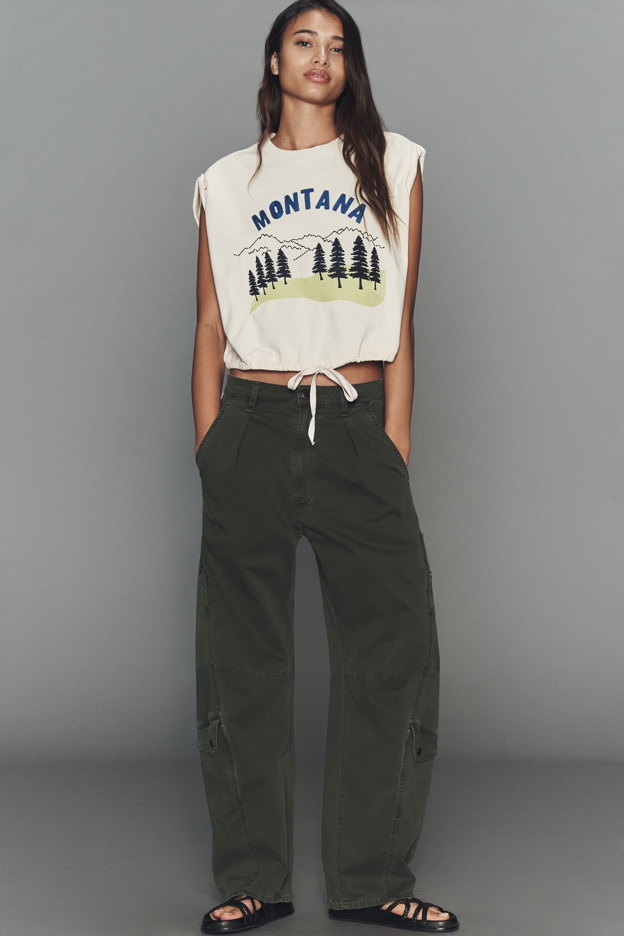 By Anthropologie Bubble-Hem Tee