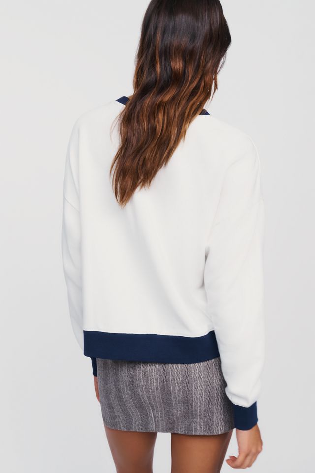 Maeve Slope Season 100% Cotton Graphic Sweatshirt #1