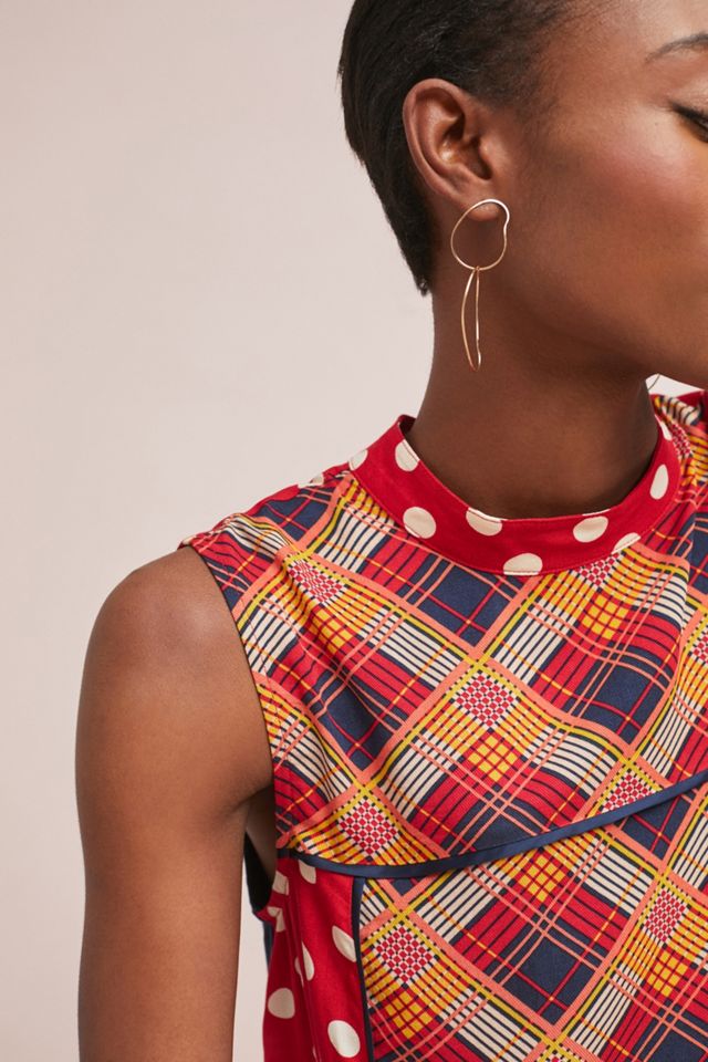 Evelyn Mock Neck Top #1