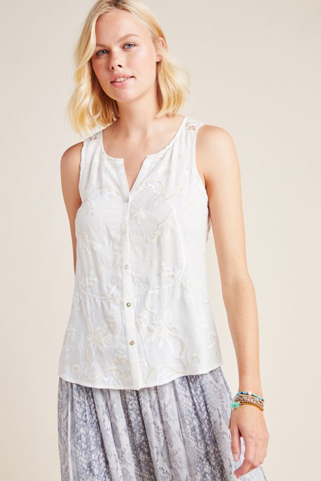 Amarissa Embroidered Lace Blouse #2