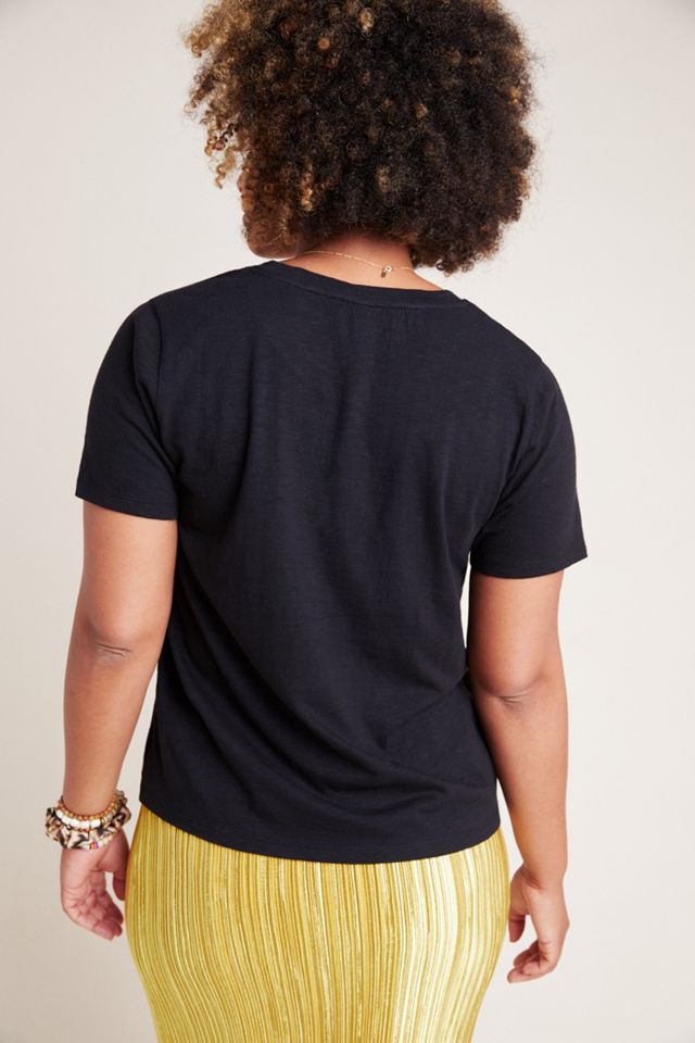 Hummingbird Embroidered Tee | Anthropologie