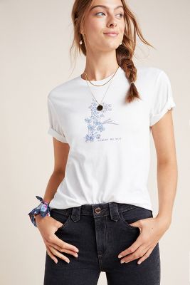 Forget-Me-Not Graphic Tee | Anthropologie