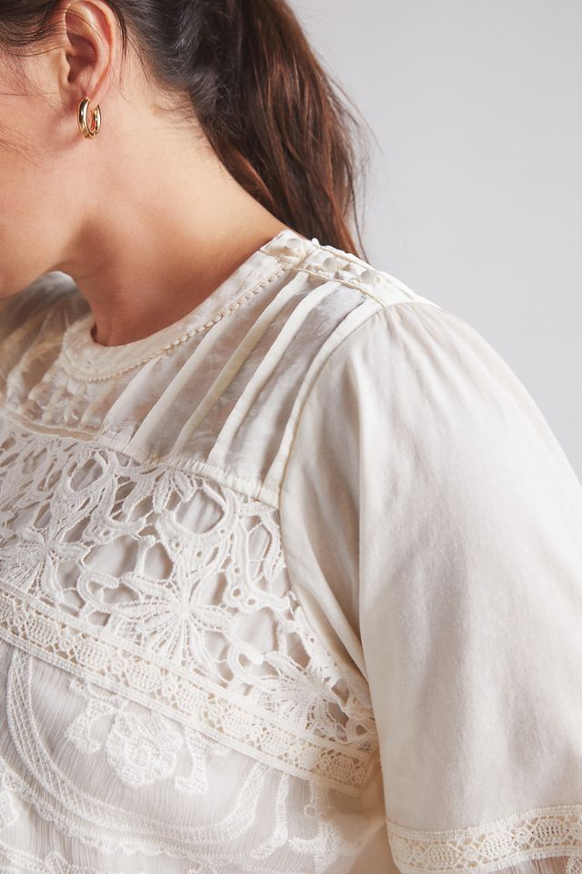 moulinette soeurs lace top