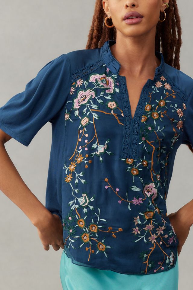 Tiny Eliana Embroidered Top #3