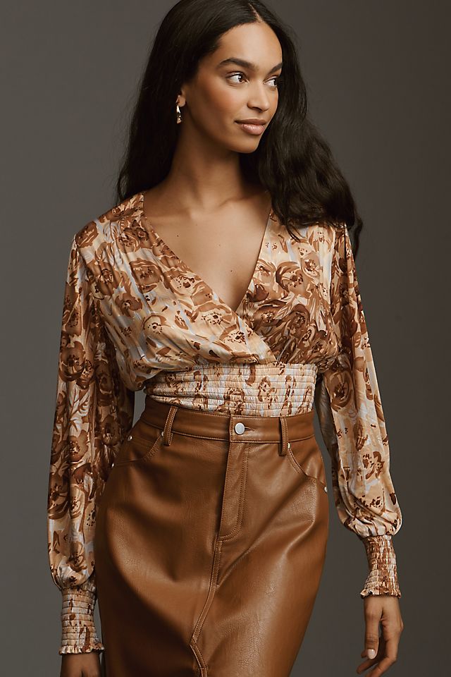 Valentina Surplice Smock Dress Valentina Surplice Smock Dress