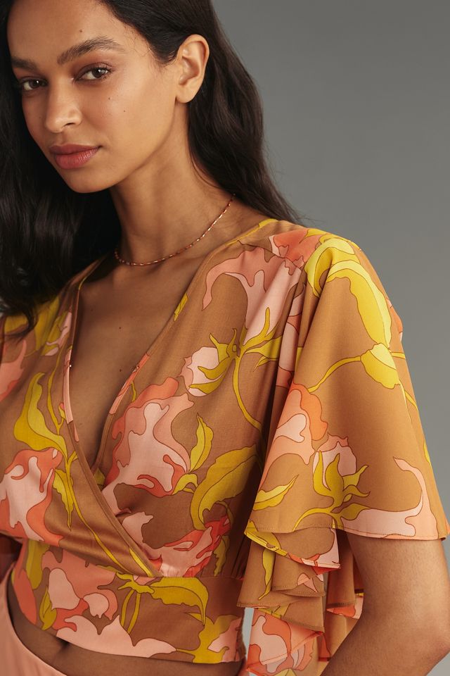 Tiny Olympia Faux-Wrap Top #2