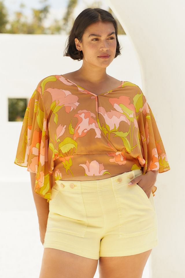 Tiny Olympia Faux-Wrap Top #4
