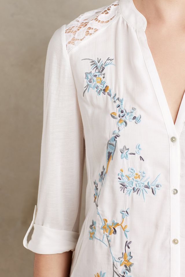 Embroidered Kalei Buttondown #2