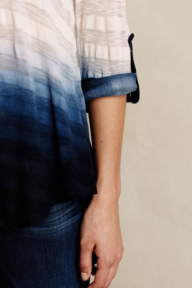 Dipped Stripe Top #2