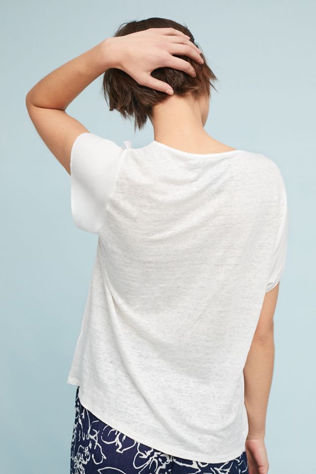 Fringed Linen Pullover #3