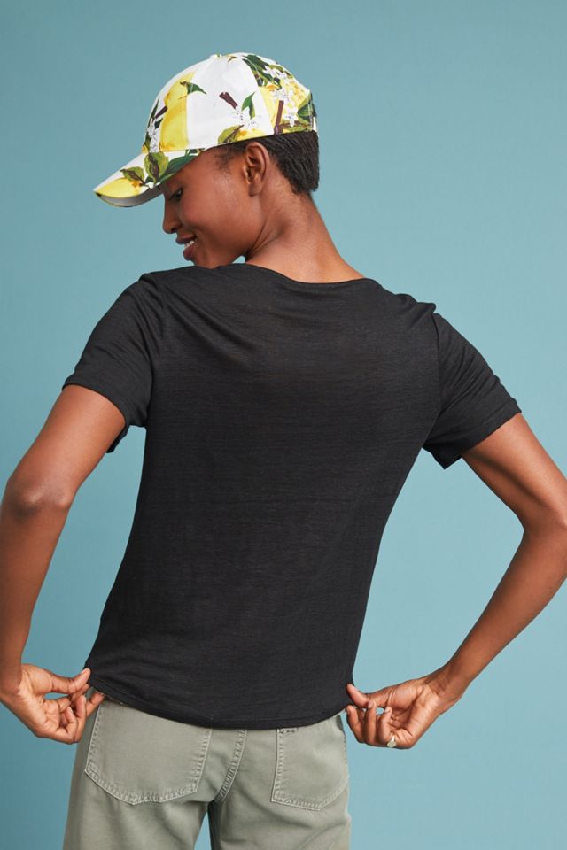 Laced Linen Tee #1