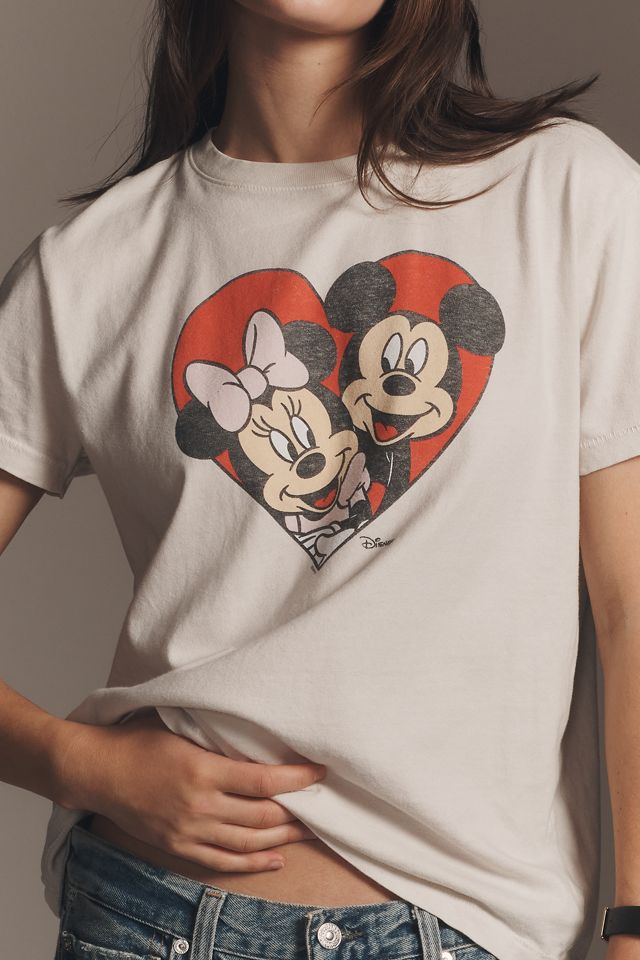 Junk Food x Anthropologie Disney Heart Graphic Tee | Anthropologie