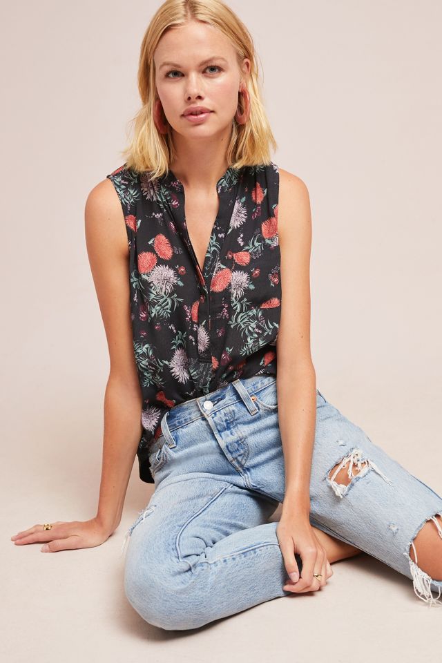 Silverton Sleeveless Buttondown | Anthropologie