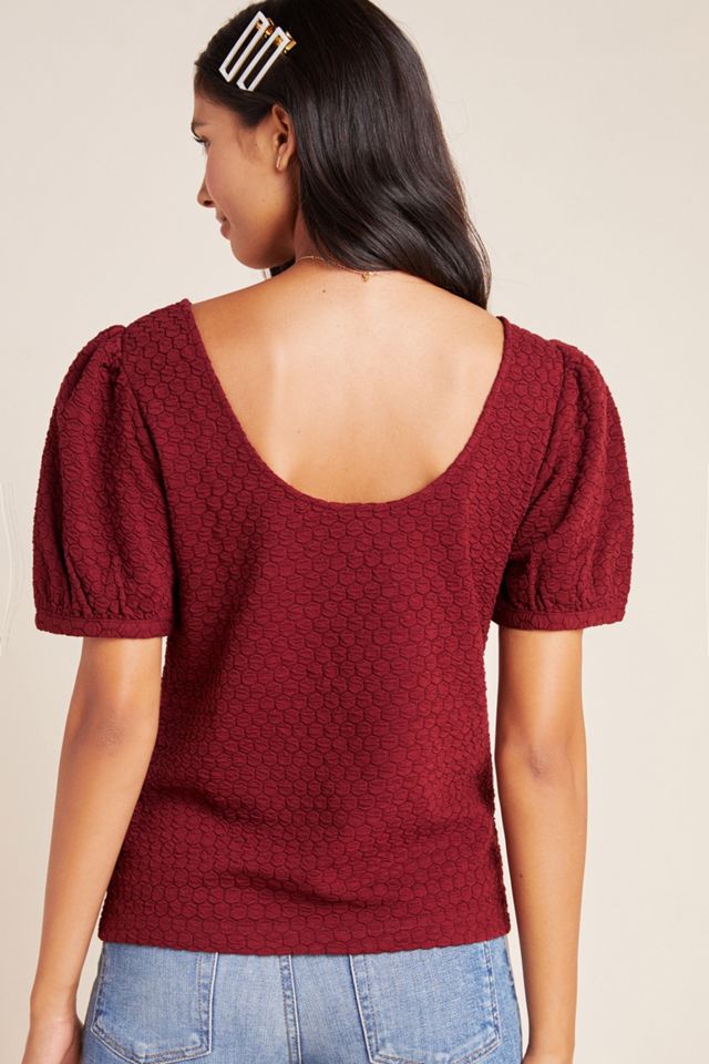 Parker Puff-Sleeved Top #1