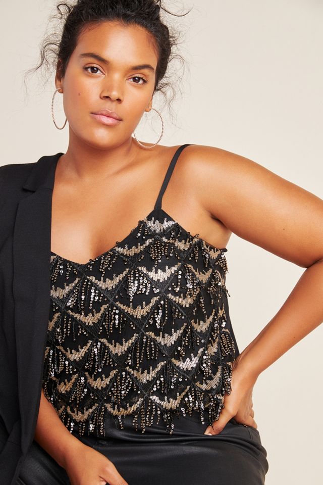 Orinda Sequined Fringe Tank #5