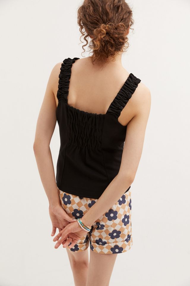 Ruffled Square Neck Tank #3