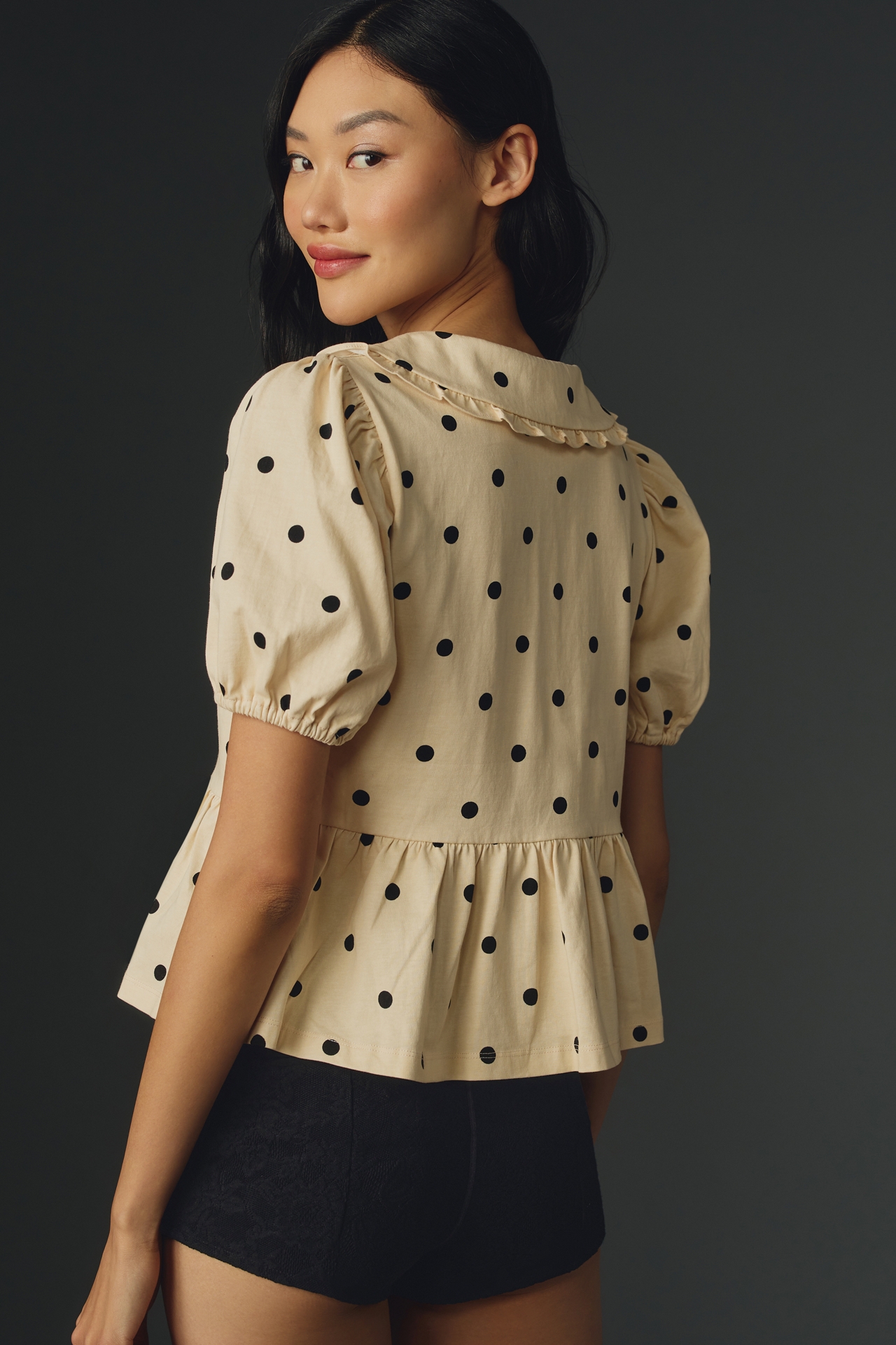 Porridge Short-Sleeve Gwen Top