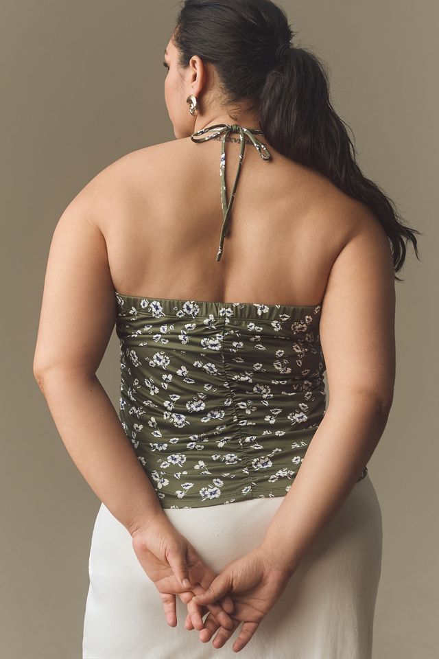 Porridge Malena Tie-Neck Ruched Tank #4