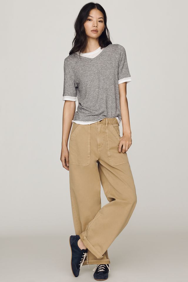 Maeve 100% Cotton Twofer Tee #1