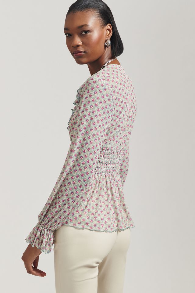 Anna Sui Rosebuds Mesh Top #1