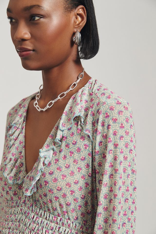 Anna Sui Rosebuds Mesh Top #2
