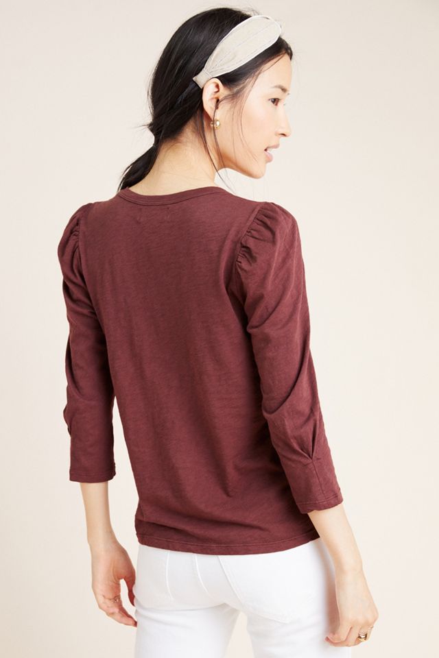 Angelina Puff-Sleeved Top #1