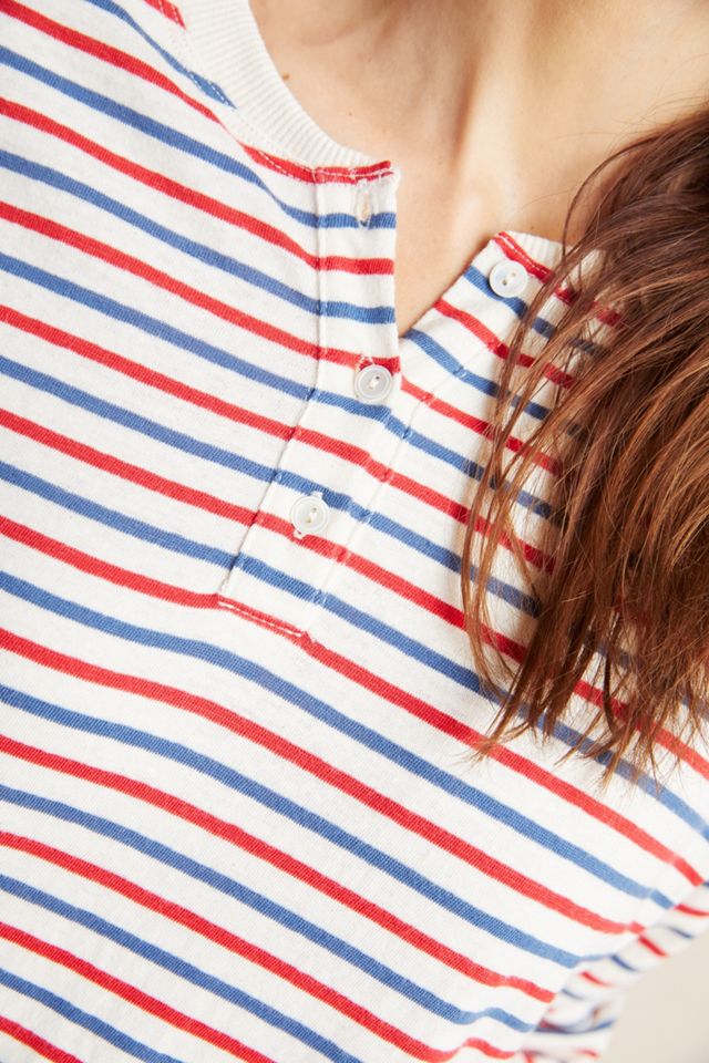 Holly Striped Henley Top #2