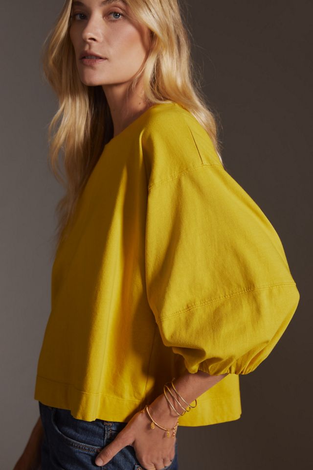 Velvet by Graham & Spencer Puff-Sleeve Blouse #1