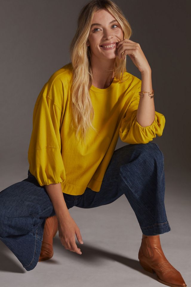 Velvet by Graham & Spencer Puff-Sleeve Blouse