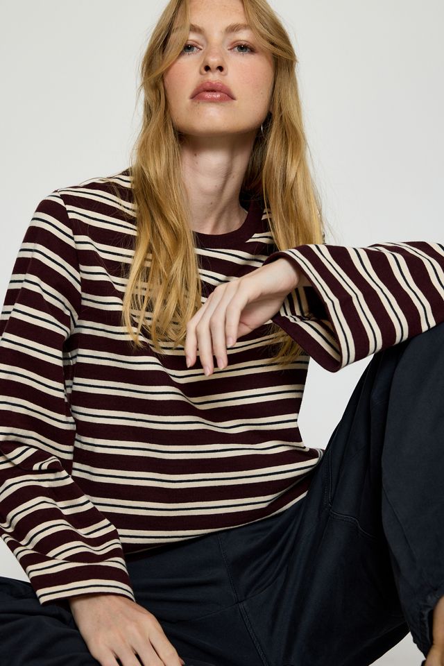 Barbour Top a Righe Maplewood in 100% Cotone a Maniche Lunghe #3