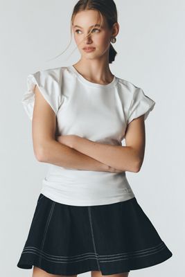 Maeve Cloud Flutter-Sleeve Tee