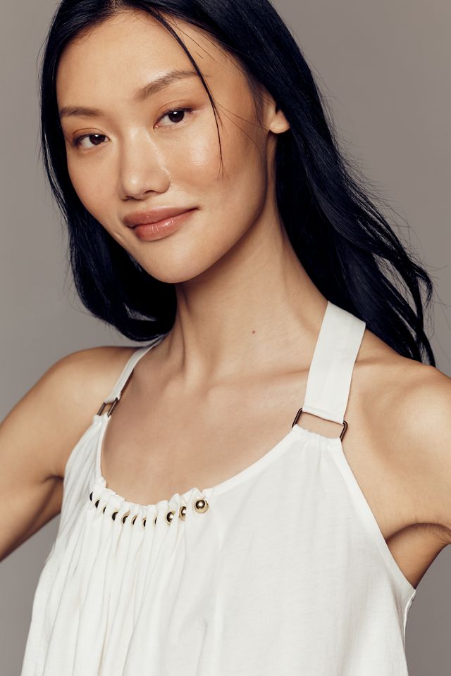 By Anthropologie Embellished Bubble Top  #2