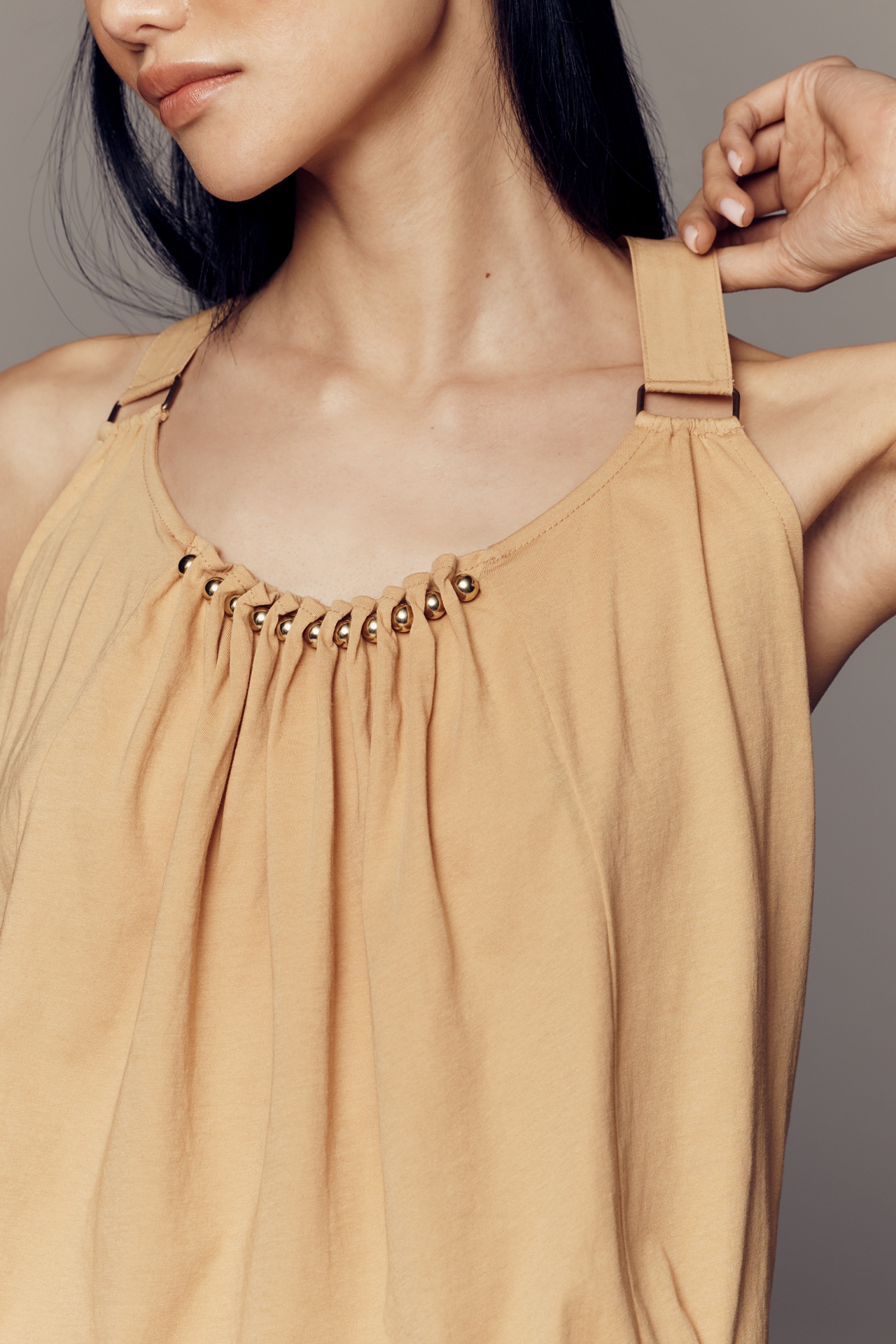 By Anthropologie Embellished Bubble Top