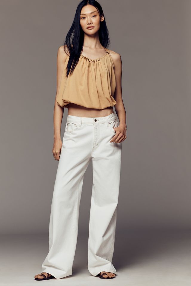 By Anthropologie Embellished Bubble Top  #3