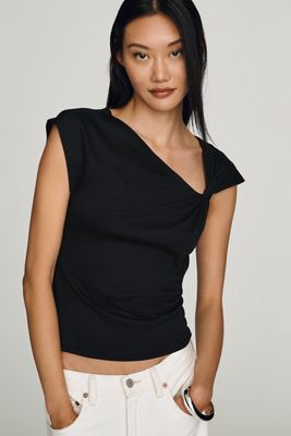 By Anthropologie Asymmetrical Knot Tee