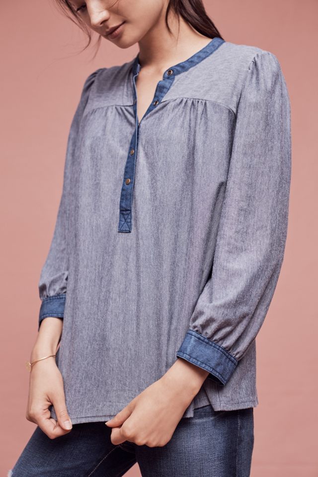 Lisette Chambray Top #1