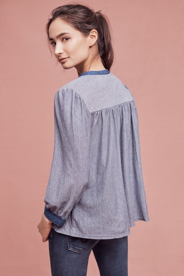 Lisette Chambray Top #2