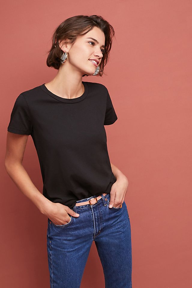 Stateside Ruched-Back Tee | Anthropologie