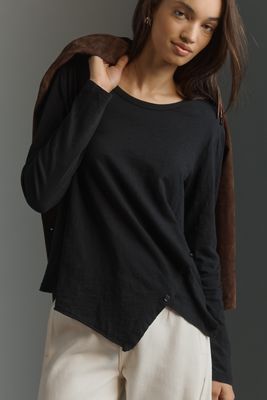 Wilt Long-Sleeve Asymmetrical Tee