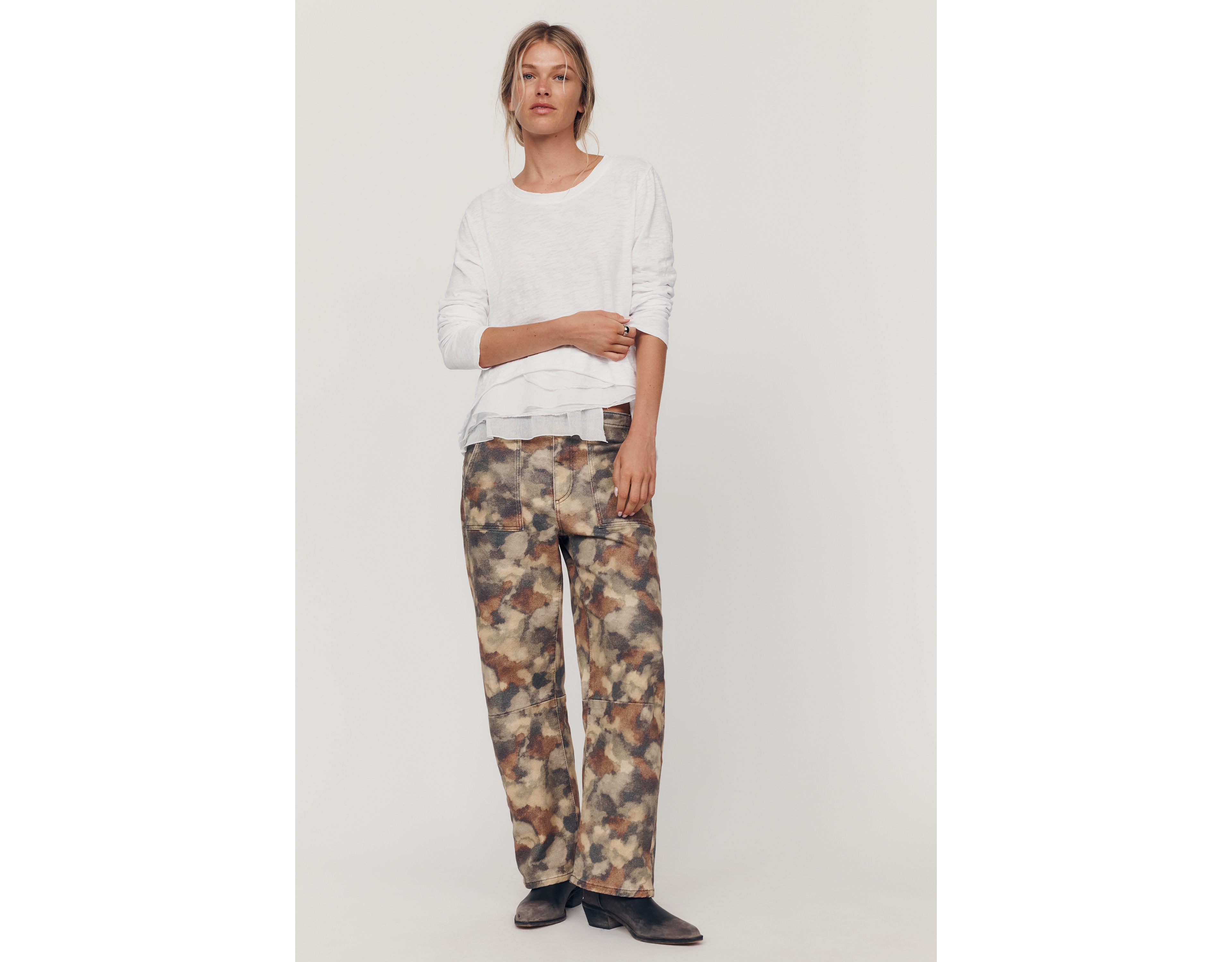 Wilt 100% Cotton Layered Top
