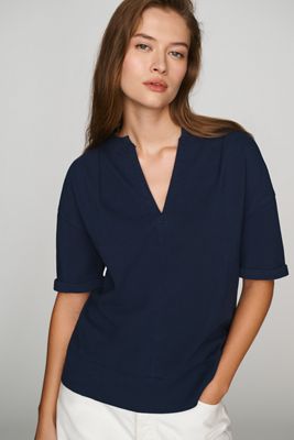 Wilt 100% Cotton V-Neck Top
