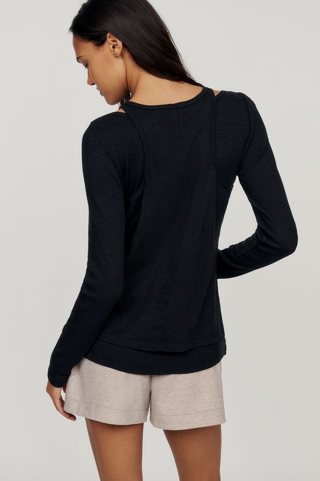 Wilt 100% Cotton Twofer Layered Shirt #1