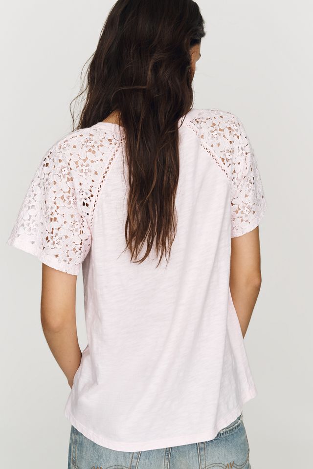 Wilt Lace Sleeve Tee #1