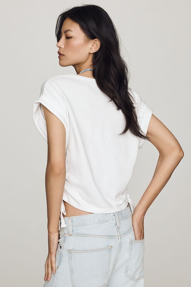 Wilt 100% Cotton Ruched Tee #2