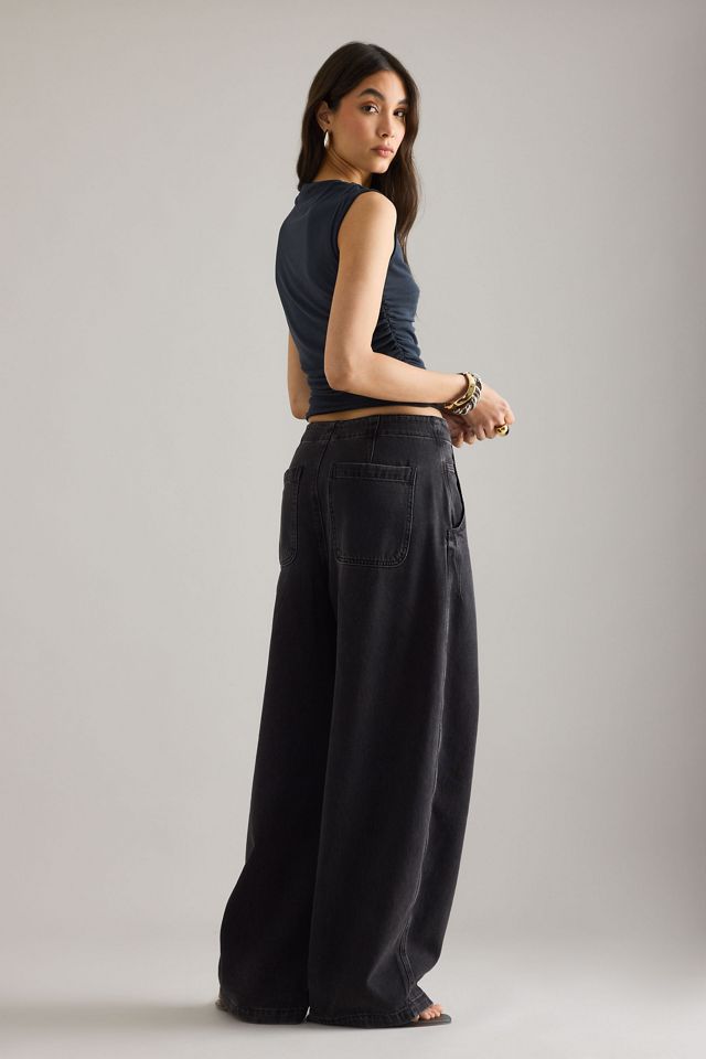 By Anthropologie Sleeveless Ruched-Front Top #1